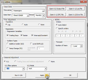 X-12-ARIMA-DLG